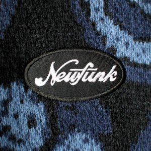 画像3: 【NEWFUNK】PAISLEY CREW NECK KNIT (Black)