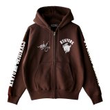 【NEWFUNK × DAM ONE】SOUL ZIP HOODIE (Chocolate)