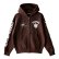 画像1: 【NEWFUNK × DAM ONE】SOUL ZIP HOODIE (Chocolate) (1)