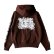 画像2: 【NEWFUNK × DAM ONE】SOUL ZIP HOODIE (Chocolate) (2)