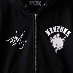 画像3: 【NEWFUNK × DAM ONE】SOUL ZIP HOODIE (Black)