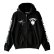 画像1: 【NEWFUNK × DAM ONE】SOUL ZIP HOODIE (Black) (1)