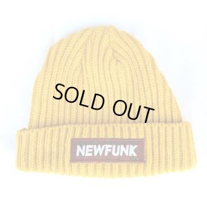 画像1: 【CRACKLIMB】NEWFUNK BOX KNIT CAP (Mustard)