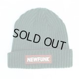 【CRACKLIMB】NEWFUNK BOX KNIT CAP (Mos Green)