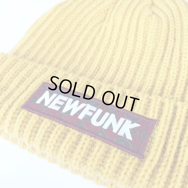 画像2: 【CRACKLIMB】NEWFUNK BOX KNIT CAP (Mustard) (2)