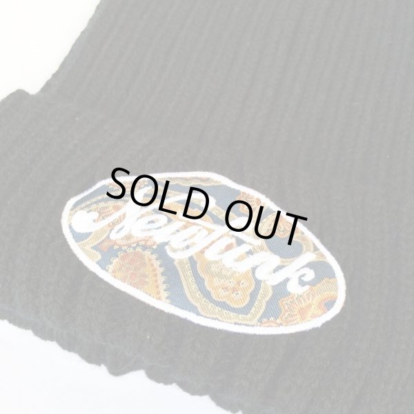 画像2: 【CRACKLIMB】'17 LOGO PAISLEY KNIT CAP (Brack) (2)