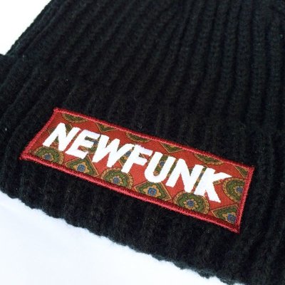 画像1: 【CRACKLIMB】NEWFUNK BOX KNIT CAP (Brack)