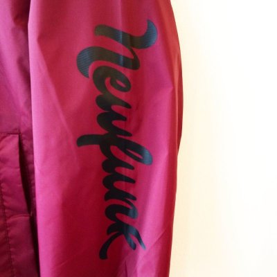 画像3: 【CRACKLIMB】KINGPIN NILON JACKET (WINE)