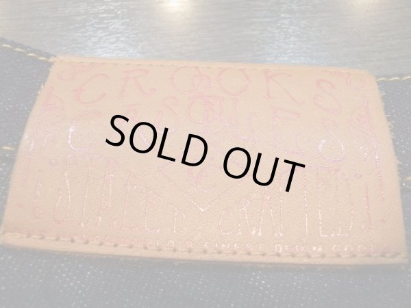 画像3: 【CROOKS&CASTLES】 TYRANT INDIGO RAW DENIM (3)