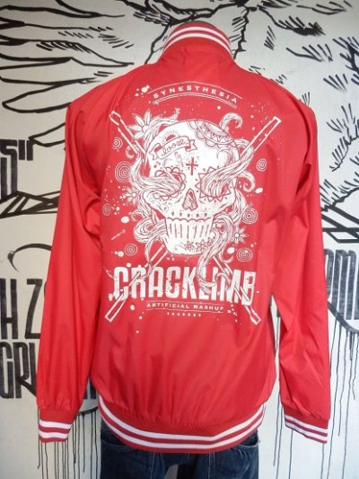 画像2: 【CRACKLIMB】 The 7th Anniversary NYLON JACKET (RED)