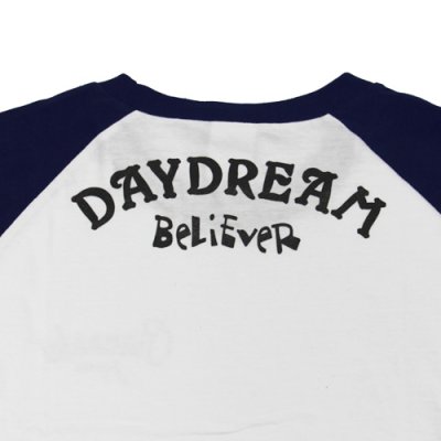 画像2: 【RIVAXIDE】 DAYDREAM BELIEVER RAGLAN TEE (WHT/NAVY)