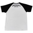 画像2: 【RIVAXIDE】 DAYDREAM BELIEVER RAGLAN TEE (WHT/BLK) (2)