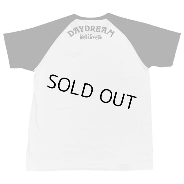 画像2: 【RIVAXIDE】 DAYDREAM BELIEVER RAGLAN TEE (WHT/BLK) (2)