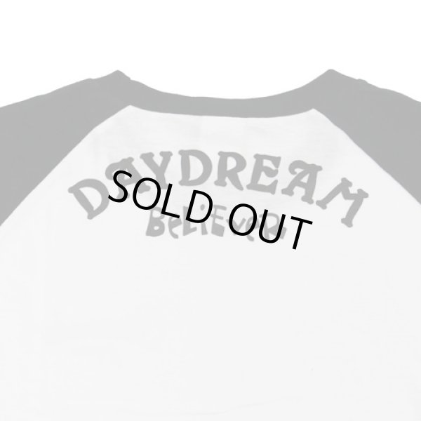 画像4: 【RIVAXIDE】 DAYDREAM BELIEVER RAGLAN TEE (WHT/BLK) (4)