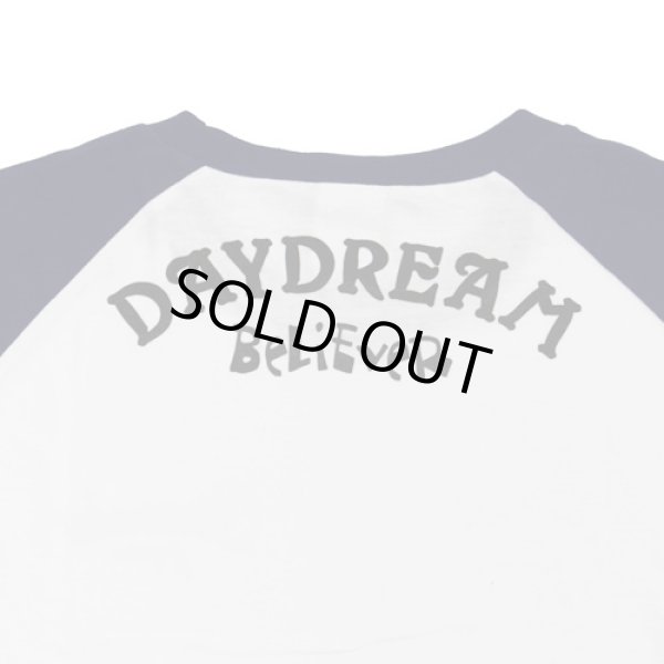 画像4: 【RIVAXIDE】 DAYDREAM BELIEVER RAGLAN TEE (WHT/NAVY) (4)