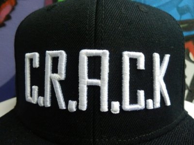 画像1: 【CRACKLIMB】 CRACK SNAPBACK CAP (BLK)