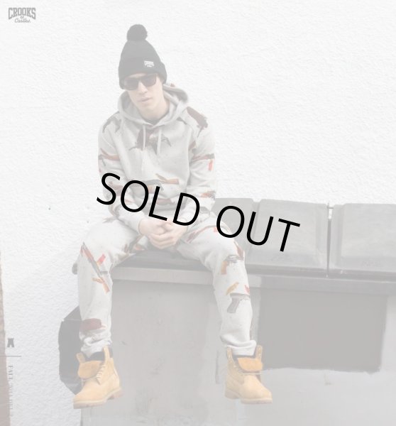 画像4:  ＊SALE＊【CROOKS&CASTLES】 BIRD TRAP HOODED PULLOVER (GRY) (4)