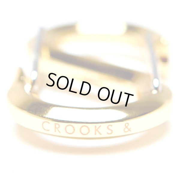 画像2: 【CROOKS&CASTLES】 B&E CARABINER (GLD) (2)