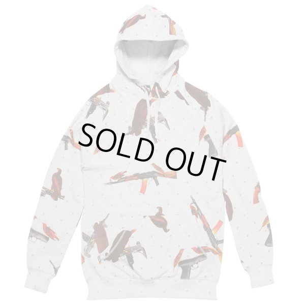 画像1:  ＊SALE＊【CROOKS&CASTLES】 BIRD TRAP HOODED PULLOVER (GRY) (1)