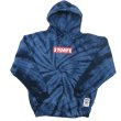 画像1: 【SQUARE】 TIE-DYE HOODY (NVY) (1)