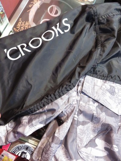 画像2: 【CROOKS&CASTLES】 TRENCHES ANORAK JACKET (BLK/CAMO)