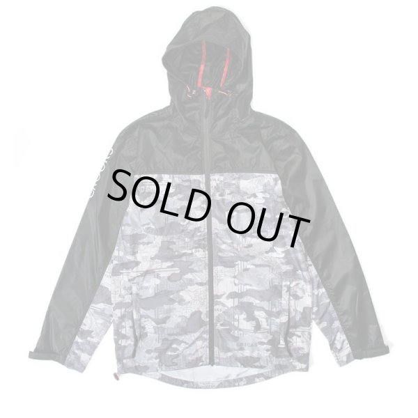 画像2: 【CROOKS&CASTLES】 TRENCHES ANORAK JACKET (BLK/CAMO) (2)