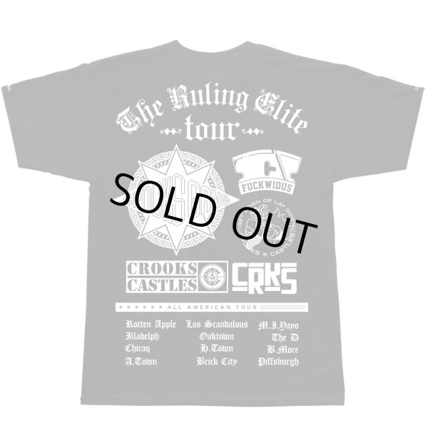 画像2: 【CROOKS&CASTLES】 CROOKS TOUR TEE (2)