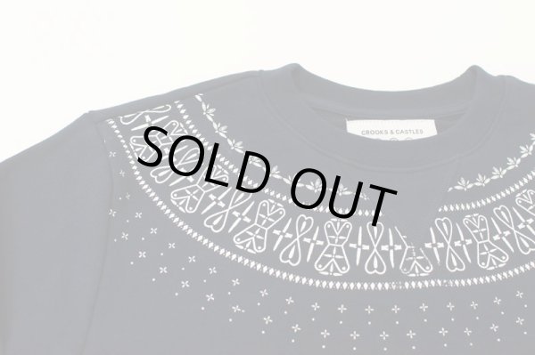 画像2: 【CROOKS&CASTLES】 NATIVE CREWNECK SWEAT (NYV) (2)