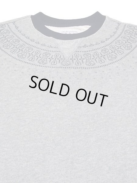 画像2: 【CROOKS&CASTLES】 NATIVE CREWNECK SWEAT (GRY) (2)