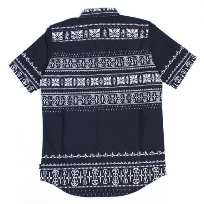 画像1: 【CROOKS&CASTLES】 NATIVE S/S WOVEN SHIRT