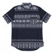 画像1: 【CROOKS&CASTLES】 NATIVE S/S WOVEN SHIRT (1)