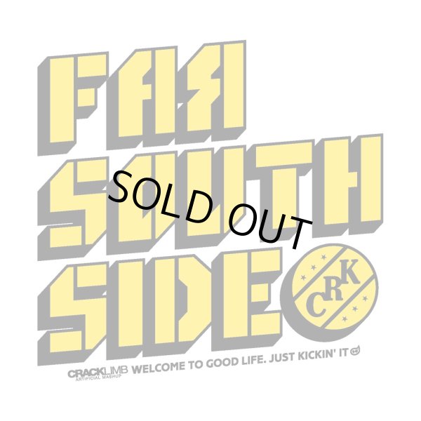 画像5: 【CRACKLIMB】 FAR SOUTH SIDE TEE (WHT) (5)