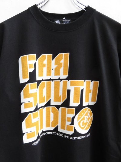 画像1: 【CRACKLIMB】 FAR SOUTH SIDE TEE (BLK)