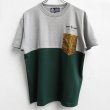 画像1: 【CRACKLIMB】 2CL TEE (GRY/D.GRN) (1)