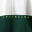 画像6: 【CRACKLIMB】 2CL TEE (GRY/D.GRN) (6)