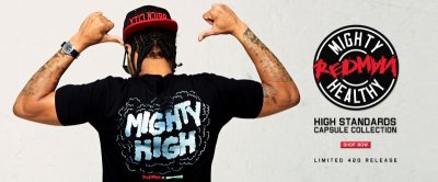 画像3: 【MIGHTY HEALTHY】 MH × REDMAN / MIGHTY HIGH TEE (WHT)