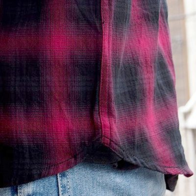 画像2: 【FLIP THE SCRIPT】 OMBRE CHECK SHIRT