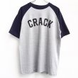 画像1: 【CRACKLIMB】 9thSUR RAGLAN TEE (GRY/NYV) (1)