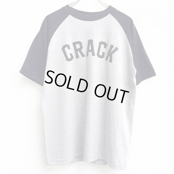 画像1: 【CRACKLIMB】 9thSUR RAGLAN TEE (GRY/NYV) (1)