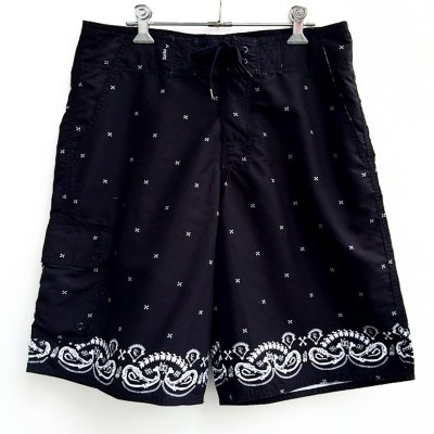 画像1: 【CROOKS&CASTLES】 BONE BANDANA BOARDSHORT