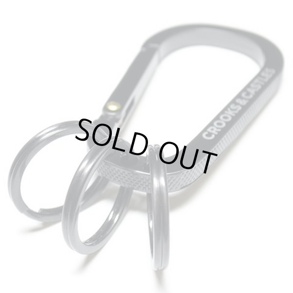 画像3: 【CROOKS&CASTLES】 THUXURY KEYCLIP CARABINER (BLK) (3)