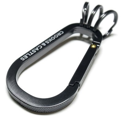 画像2: 【CROOKS&CASTLES】 THUXURY KEYCLIP CARABINER (BLK)