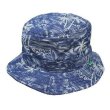 画像1: 【MIGHTY HEALTHY】 INDIGO PALM BUCKET HAT (1)