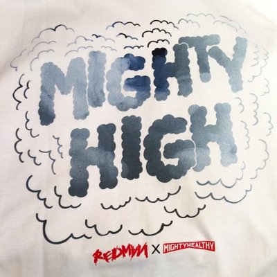 画像2: 【MIGHTY HEALTHY】 MH × REDMAN / MIGHTY HIGH TEE (WHT)