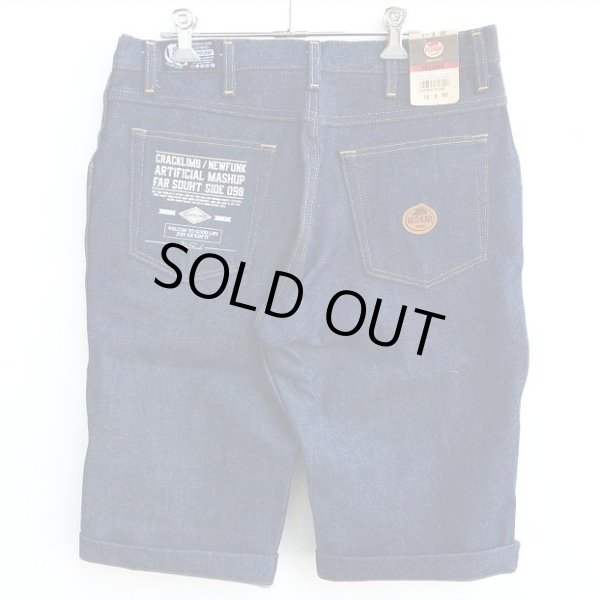 画像2: 【CRACKLIMB】 AMKZ DENIM HALF PANT (2)