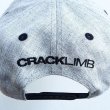画像4: 【CRACKLIMB】 CRACKLIMB LOGO SNAPBACK CAP (GRY/BLK) (4)