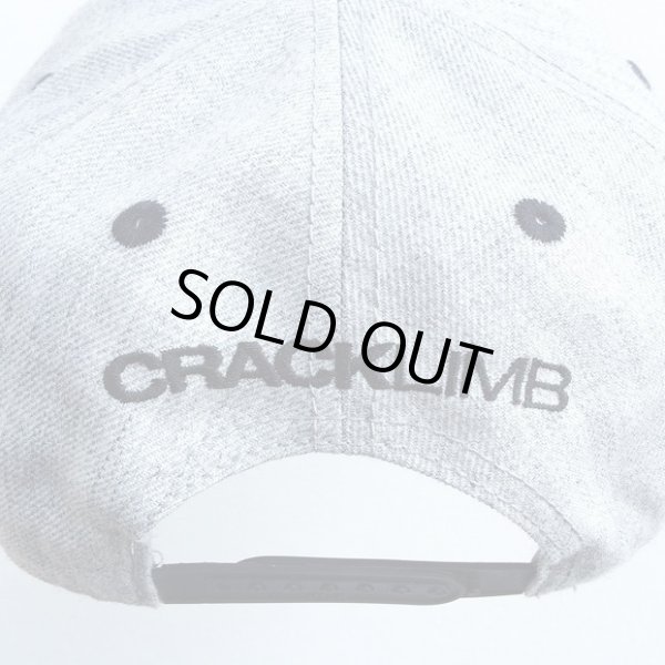 画像4: 【CRACKLIMB】 CRACKLIMB LOGO SNAPBACK CAP (GRY/BLK) (4)