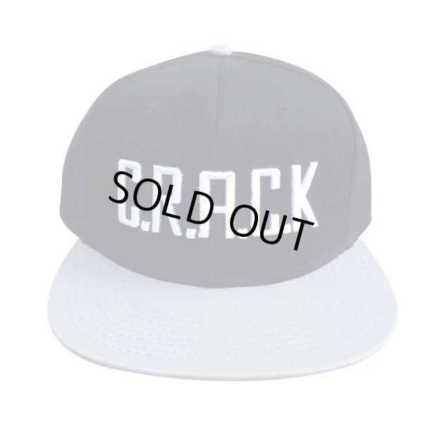画像2: 【CRACKLIMB】 CRACK SNAPBACK CAP (BLK/GRY) (2)