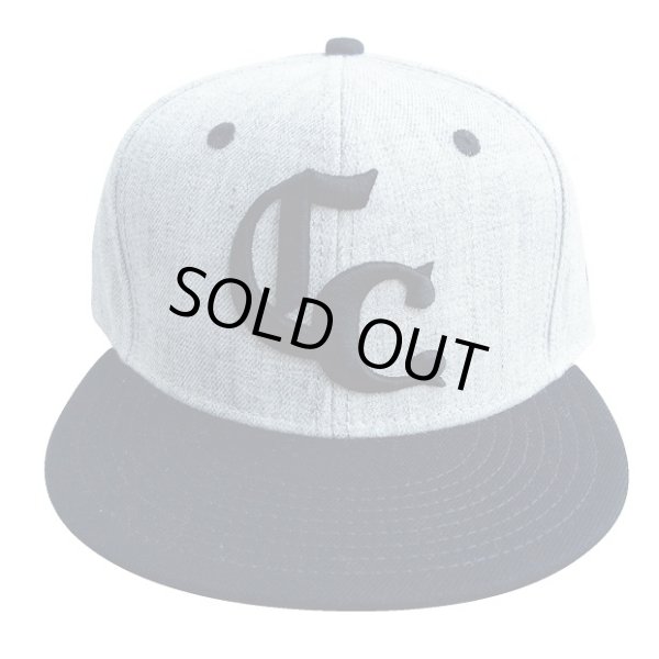 画像2: 【CRACKLIMB】 CRACKLIMB LOGO SNAPBACK CAP (GRY/BLK) (2)