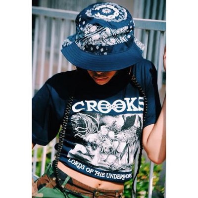 画像2: 【CROOKS&CASTLES】 PANELRD PAIS BUCKET HAT